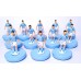 Subbuteo Andrew Table Soccer Italy 2009 Confederation Cup on Classic Hasbro bases